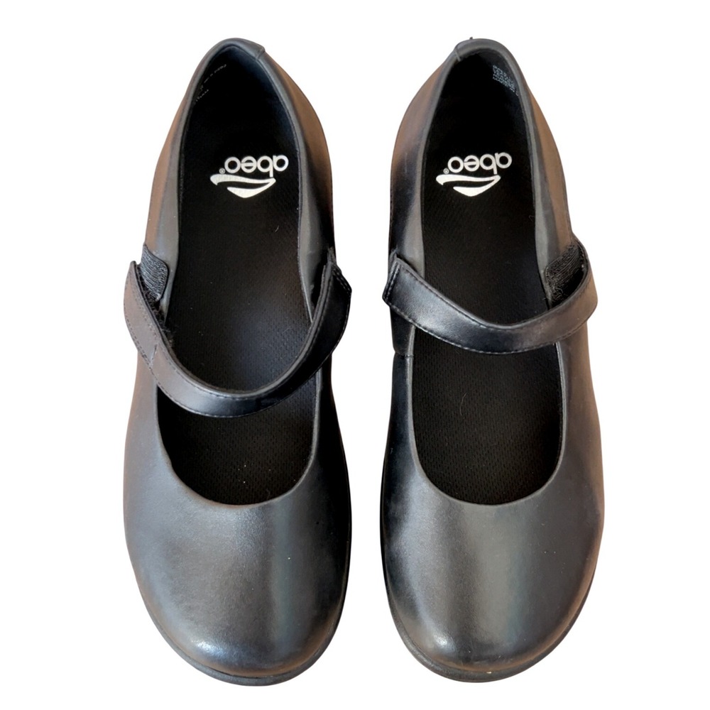 FINAL CLEARANCE Abeo "Gale" slip resistant orthotic clogs mary jane size 6.5